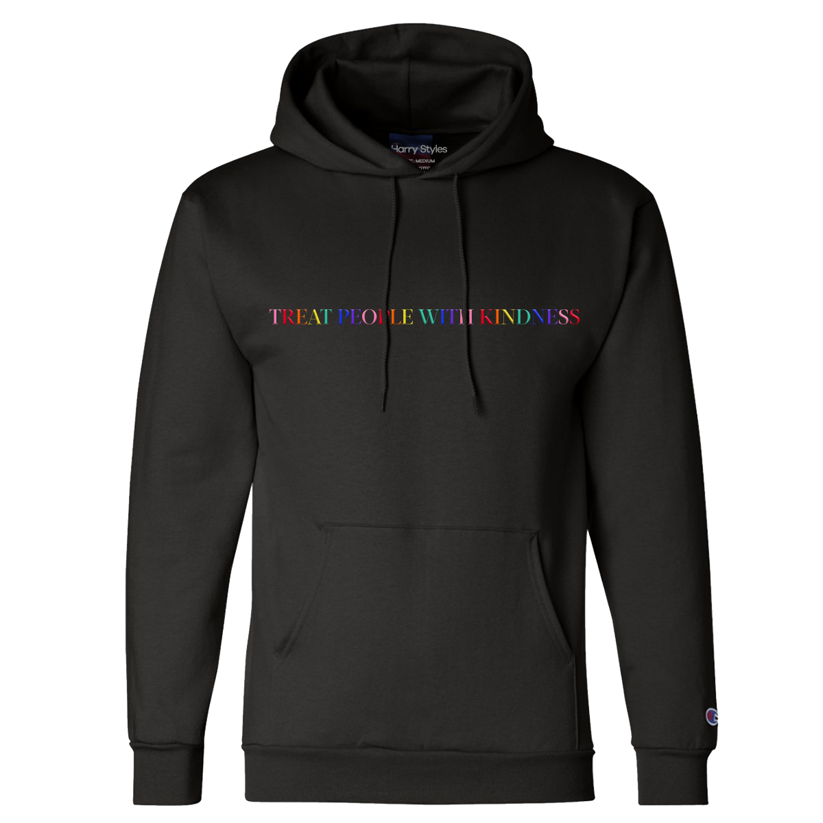 Treat People With Kindness Hoodie (Black)-Harry Styles