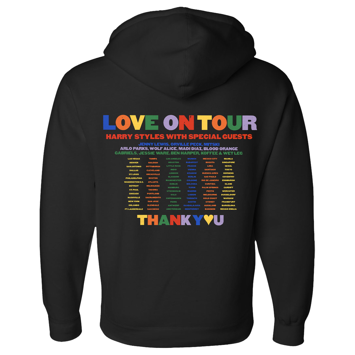 Love On Tour Thank You Hoodie
