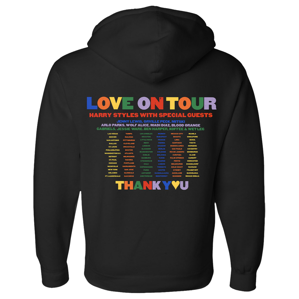 Love On Tour Thank You Hoodie Harry Styles US